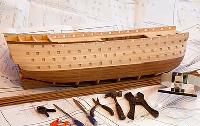 Wooden Boat Constructed