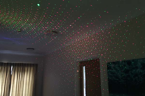 Disco Lights on Wall