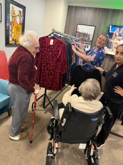 Shopping experience at Springvale Care Home