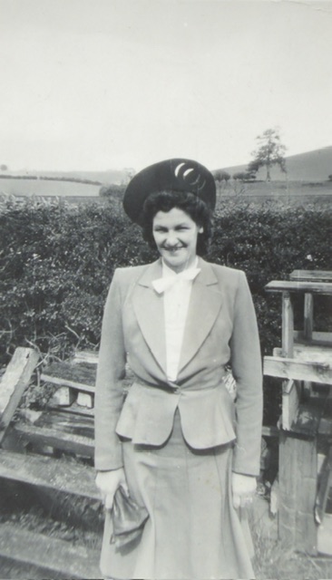 old photo of a lady